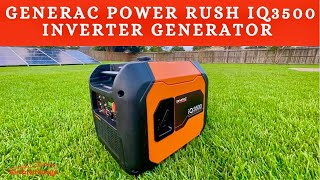 Generac IQ3500 Power Rush Portable Inverter Generator Review and DB Test  SUPER QUIET [upl. by Nelloc157]