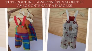 Tuto Couture Live édité La Bonbonnière à Dragées Salopette [upl. by Vaclava]