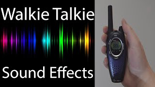 Walkie Talkie Sound Effects Extended [upl. by Eniarda]