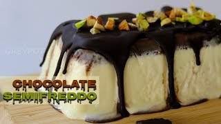 3 Ingredient Dessert Semifreddo  Chocolate Semifreddo [upl. by Adnohsad]