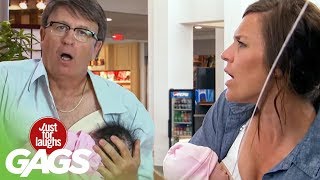 Breastfeeding In Public  Best Of Just For Laughs Gags [upl. by Ettener]