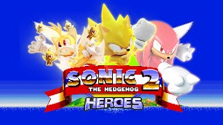 TAS Sonic 2 Heroes  Speedrun as Team Super Sonic [upl. by Stephen]