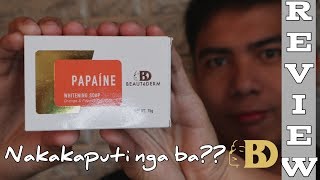 Beautederm Papaine Whitening Soap Honest Review [upl. by Thevenot]