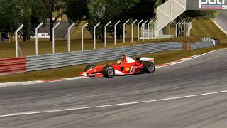 Assetto Corsa  Ferrari F2004 2004  Brands Hatch GP Circuit [upl. by Orpha746]