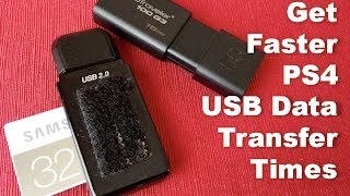 PS4 usb data transfer slow Try this [upl. by Akirehs]