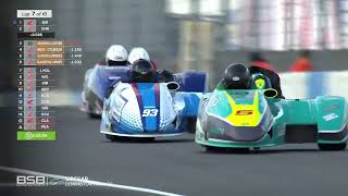 Molson Group British Sidecar Championship 2022 Round 8 Donington  Race 2 [upl. by Holmann]