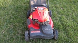 Troy Bilt Broken Craigslist Find Lawn Mower Repair  Part I  March 3 2013 [upl. by Garrot778]