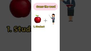 Guess the word guess guesstheemoji shorts quiz learnenglish words learnwords [upl. by Ianahs97]