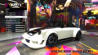 Pfister Comet Retro Customisation  Benny’s Vehicle Full Upgrade  GTA 5 Online [upl. by Eeslehc]