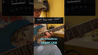 Matteo Mancuso Triadic Lick [upl. by Geminian]