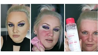 RedBlend Rosacea  URIAGE MICELLAR WATER  Makeup Removal and Rosacea  Sensitive Skin [upl. by Rasaec]