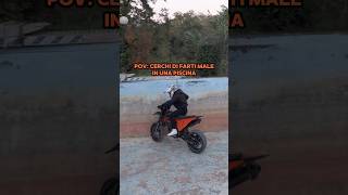 Alzate audio😂🔥 motard ktm stunt crash supermoto [upl. by Hael63]