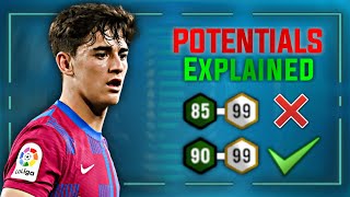 SM22 Potentials Explained  Soccer Manager 2022 Tips amp Tricks [upl. by Ahsenyt]