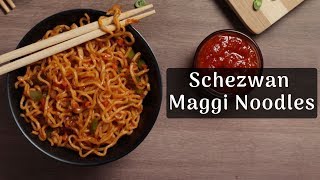 Chinese Style Maggi  Schezwan Maggi Noodles Recipe  Maggi Recipes  Quick Street Food Recipe [upl. by Kho]