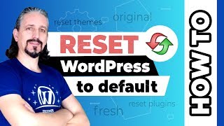 How to Reset WordPress to its Default Settings NEW [upl. by Ennovad]