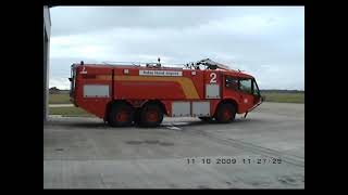 AIRPORT FIRE amp RESCUE SERVICE  DONCASTER AIRPORT UK [upl. by Zile]