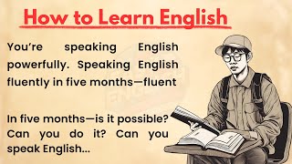 How to Learn English  Best Way To Learn English Through Story  Improve Your English level 1 [upl. by Ahsinot]