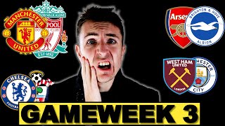 PREDICTING Premier League Gameweek 3 vs Anfield Agenda [upl. by Alleb]