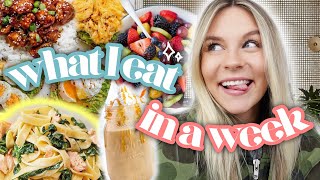 DAS esse ich alles in einer Woche 🤤💕  What I eat in a week  Rezepte   Dagi [upl. by Aihceyt]