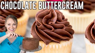 How to Make Chocolate Buttercream [upl. by Fayette]