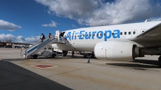 An airline to watch Air Europa  Brand new B737 800  London to Madrid [upl. by Baum]