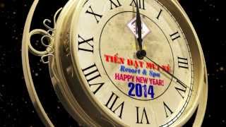 New year countdown Clock 2014 Project for TienDatResort [upl. by Nivlen]