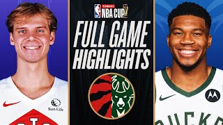 RAPTORS at BUCKS  EMIRATES NBA CUP 🏆  FULL GAME HIGHLIGHTS  November 12 2024 [upl. by Ailadgim]