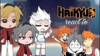 Haikyuu react to Hinata Shoyo gacha reaction 1 [upl. by Scammon]