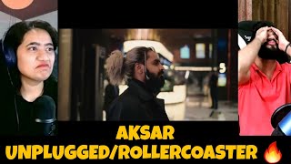 EMIWAY BANTAI X THE RISH  AKSAR UNPLUGGED  ROLLERCOASTER Ft YOUNG GALIB  Reaction [upl. by Greenleaf]