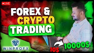 LIVE CRYPTO TRADING  FampO  18 NOV  winprofx fundedfirm cryptocurrency bitcoin live btc [upl. by Starr116]