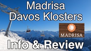 Davos Klosters Madrisa Ski Resort Review amp Information Switzerland 4K [upl. by Yr787]