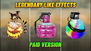 ✨ Legendary Like Effects Grenades in CODM  Paid Part [upl. by Ramyar]