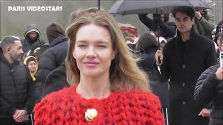 Supermodel Natalia Vodianova  Paris Fashion Week 1 march 2024 show Loewe [upl. by Kuebbing]