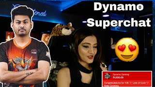 Dynamo Superchat To ShivangiPatel 🤩 Shocked reaction [upl. by Golightly]