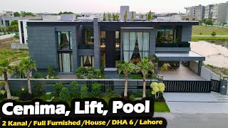 Pakistans Most Expensive 2 Kanal 100x90 Full Furnished House For Sale In DHA 6 Lahore AlAliGroup [upl. by Wilmette497]