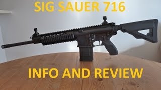 Sig Sauer 716 Review and Info Video [upl. by Anawt]