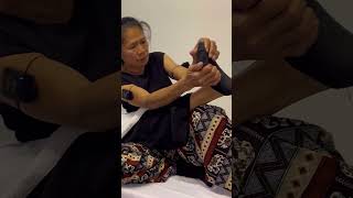 ASMR Thai Traditional Massage with Foot reflexology shorts [upl. by Neellek882]