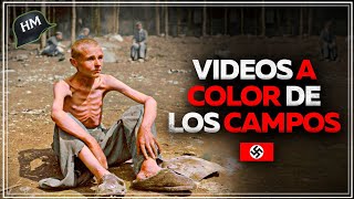 Videos ÚNICOS a COLOR del HORROR en el Campo NAZI de BergenBelsen [upl. by Deina782]