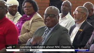 Matric Exams  Gauteng confident about NSC exams [upl. by Nirot633]