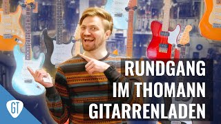 Rundgang im Thomann Gitarrenladen [upl. by Aieki]