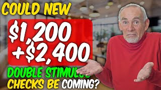 Could New 1200  2400 Double Stimulus Checks Be Coming Latest Update [upl. by Atinuahs]