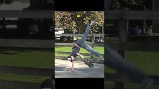 This Kid is a freestyle skate god 😮 skating shortvideo skateboarding [upl. by Ahsinot]