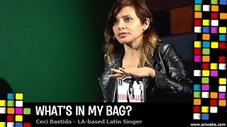 Ceci Bastida  Whats In My Bag [upl. by Simetra]