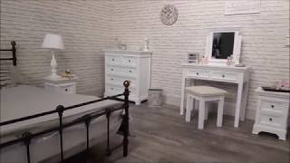 Melody Maison The Daventry White Range  White Wooden Bedroom Furniture [upl. by Aihtenyc880]