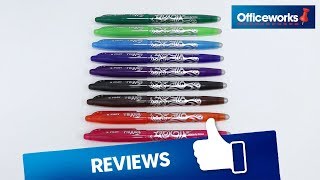 Pilot Frixion Erasable Gel Pen Overview [upl. by Ahern258]