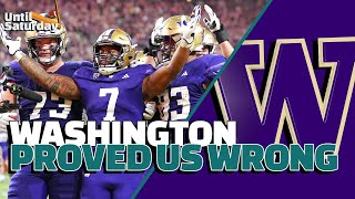 Washington Proved Us Wrong Yet Again in Win Over Oregon [upl. by Nonohcle475]