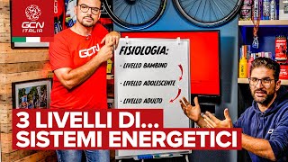 Fisiologia dei sistemi energetici spiegata in 3 livelli di difficoltà  Scienza in bici [upl. by Haduj]