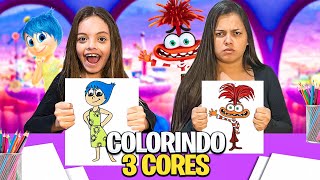 COLORINDO COM 3 CORES DIVERTIDAMENTE 2 [upl. by Villada995]