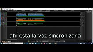 SINCRONIZAR VOCES  REVOICE PRO [upl. by Belle]