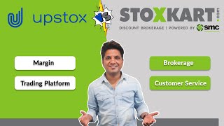 Upstox Vs Stoxkart  Trading Platform Margin Brokerage [upl. by Alvy]